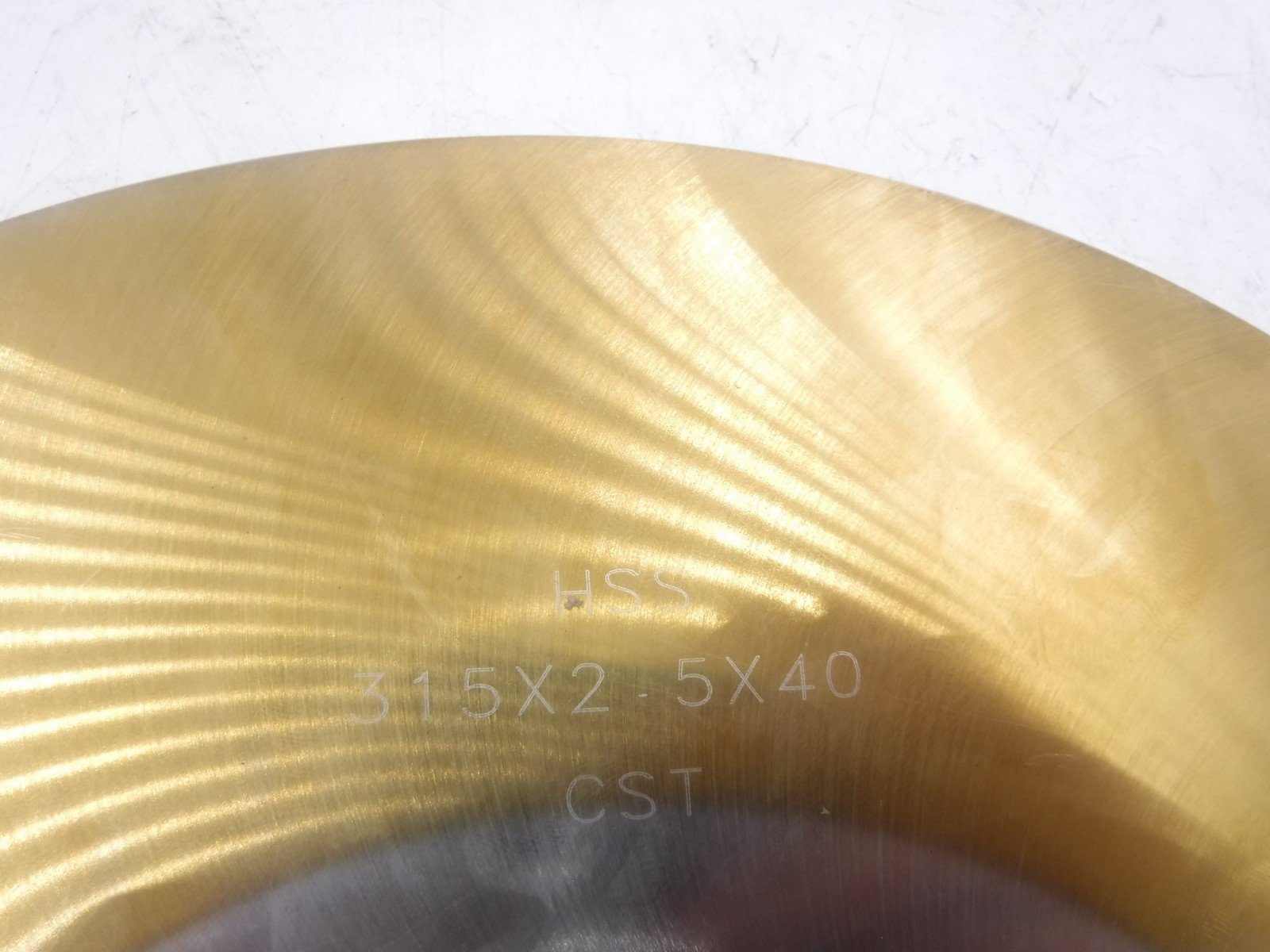 Tools & Service 315mm DIA x 2.5mm Thick x 40mm Arbor HSS Tin Cold Saw Blade