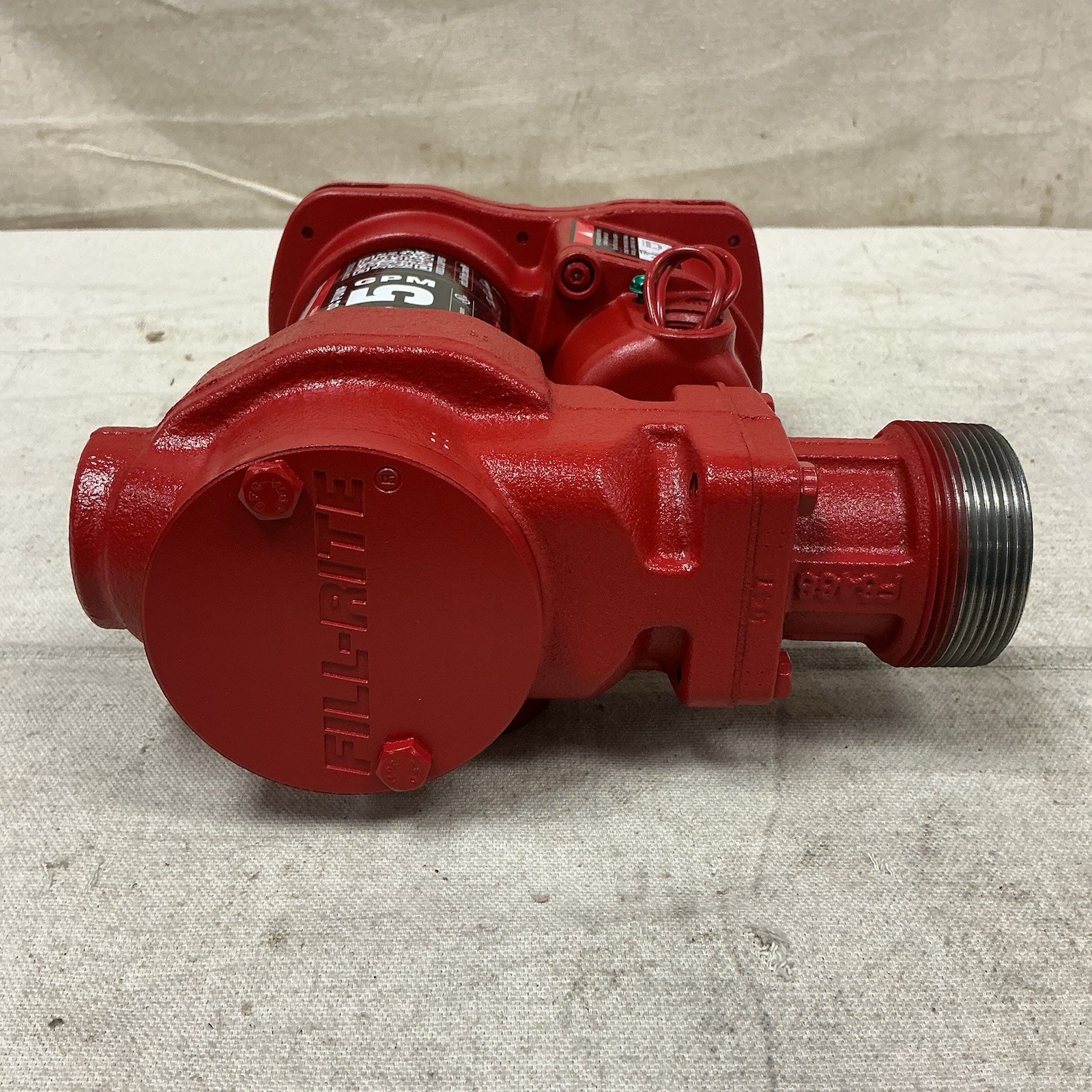 FILL-RITE FR1204H Electric Drum Pump 12V 1/4hp 15gpm Cast Iron
