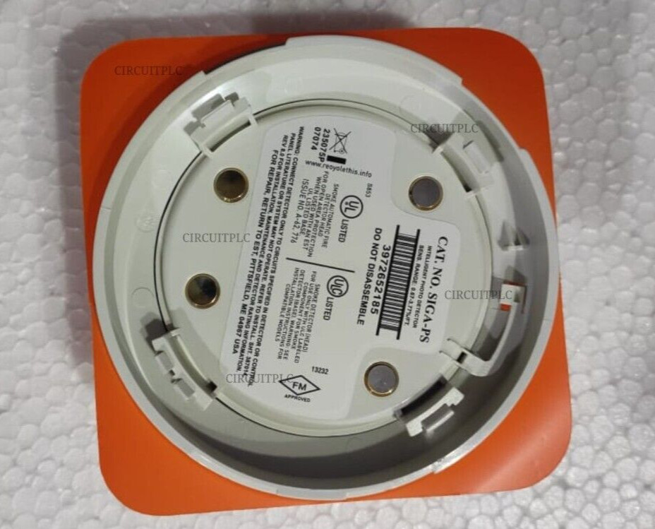 Edwards EST SIGA-PS Intelligent Photoelectric Smoke Detector with base