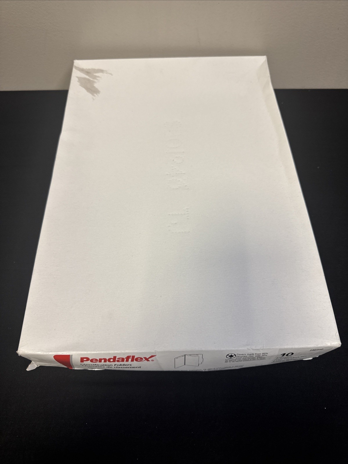 10 Count Pendaflex Dark Blue Legal Classification Folders