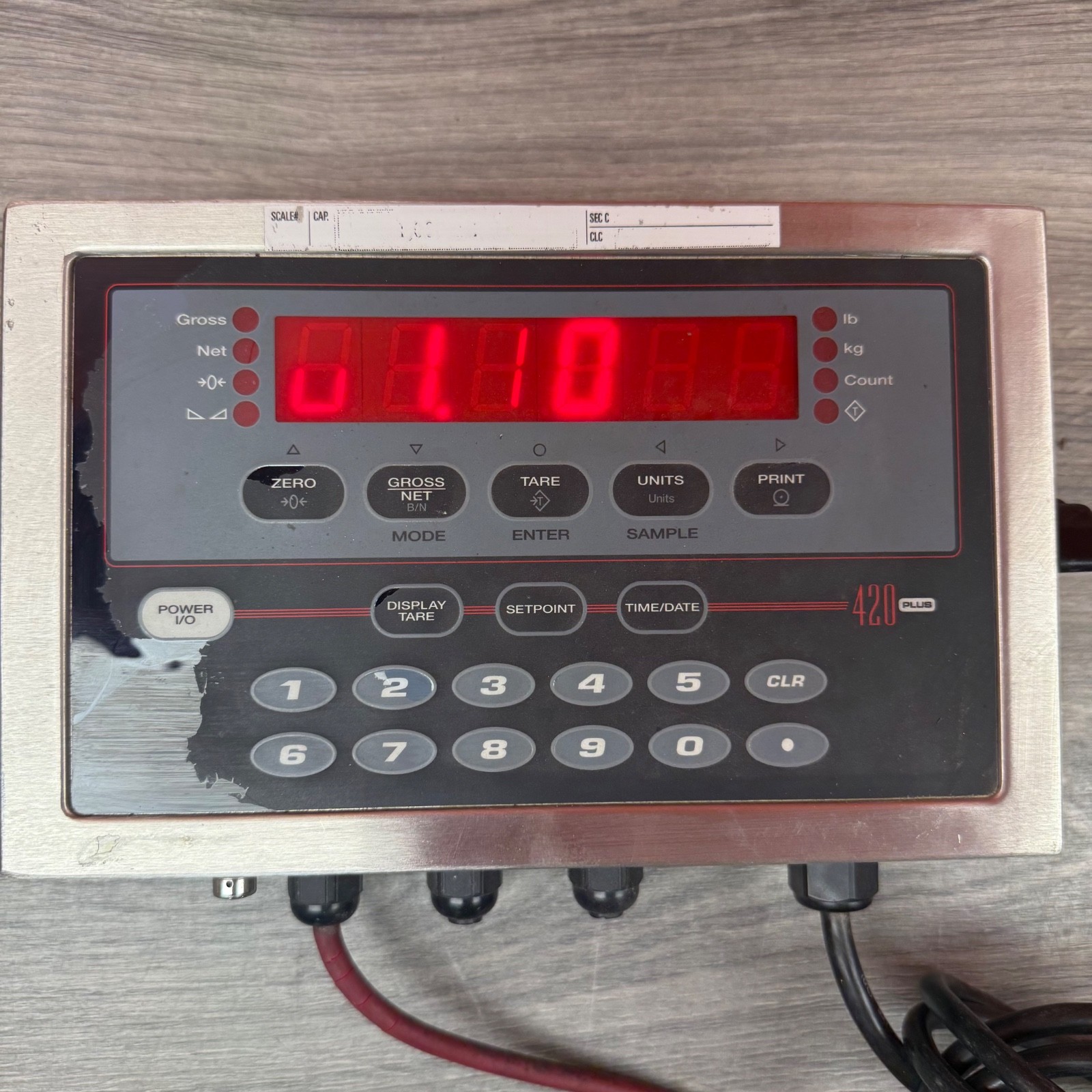 Rice Lake 420 Plus-2A Digital Weight Indicator – Scale Head Unit