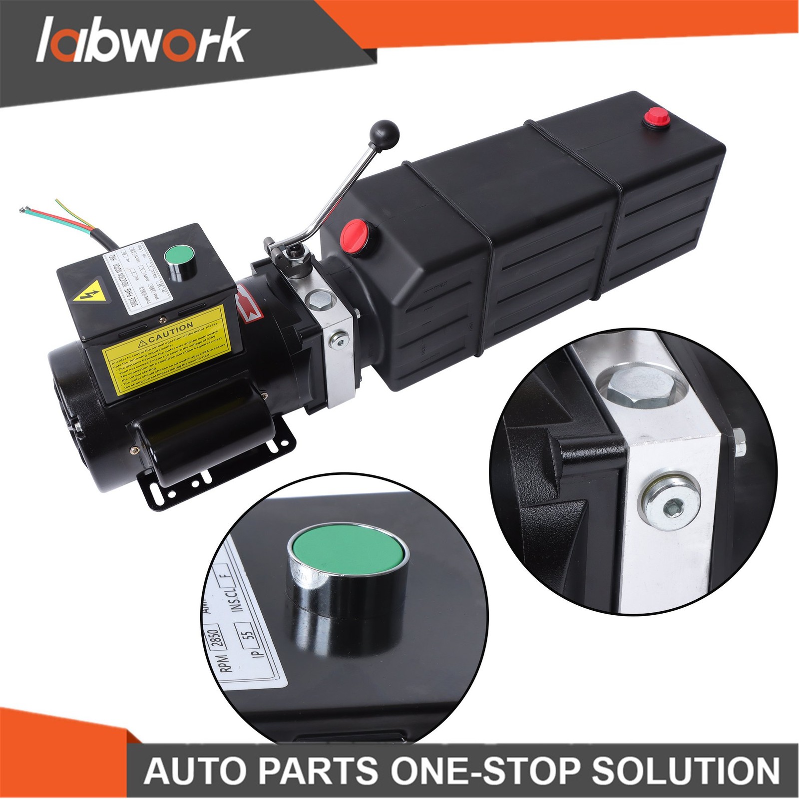 Labwork 4Gal Hydraulic Power Unit 2 Horsepower Single Phase 3450rpm