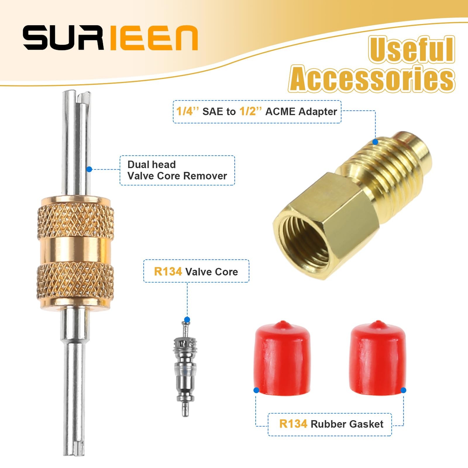R134A Can Tap, R134A Self-Sealing and Puncture Style Refrigerant Can Tap Valv…