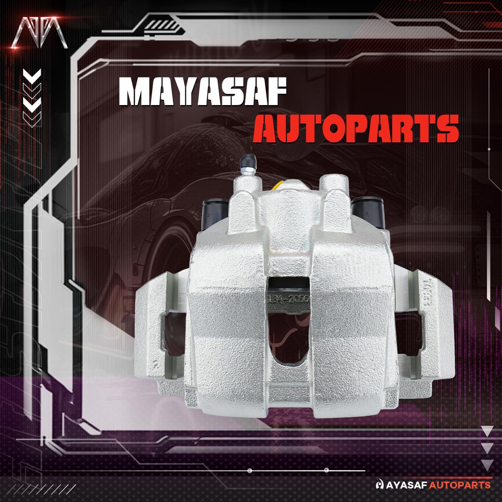 Mayasaf 19B3117 Front Right Brake Caliper Passenger Side Caliper Assembly Fit