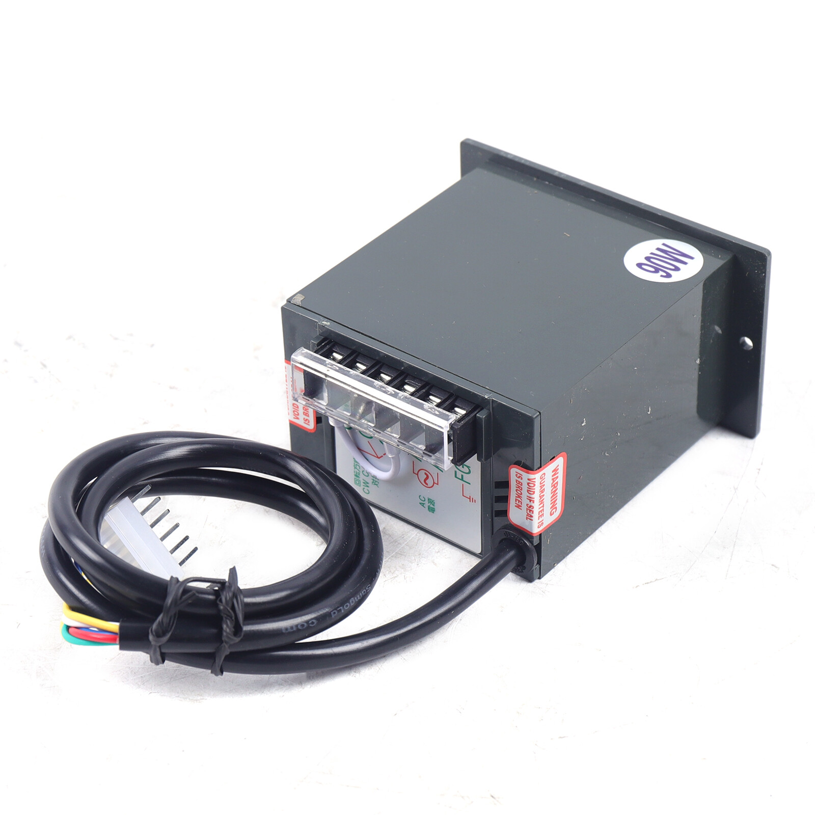 AC Gear Motor Electric Variable Speed Controller Torque 90W 1:10 0-135RPM 110V