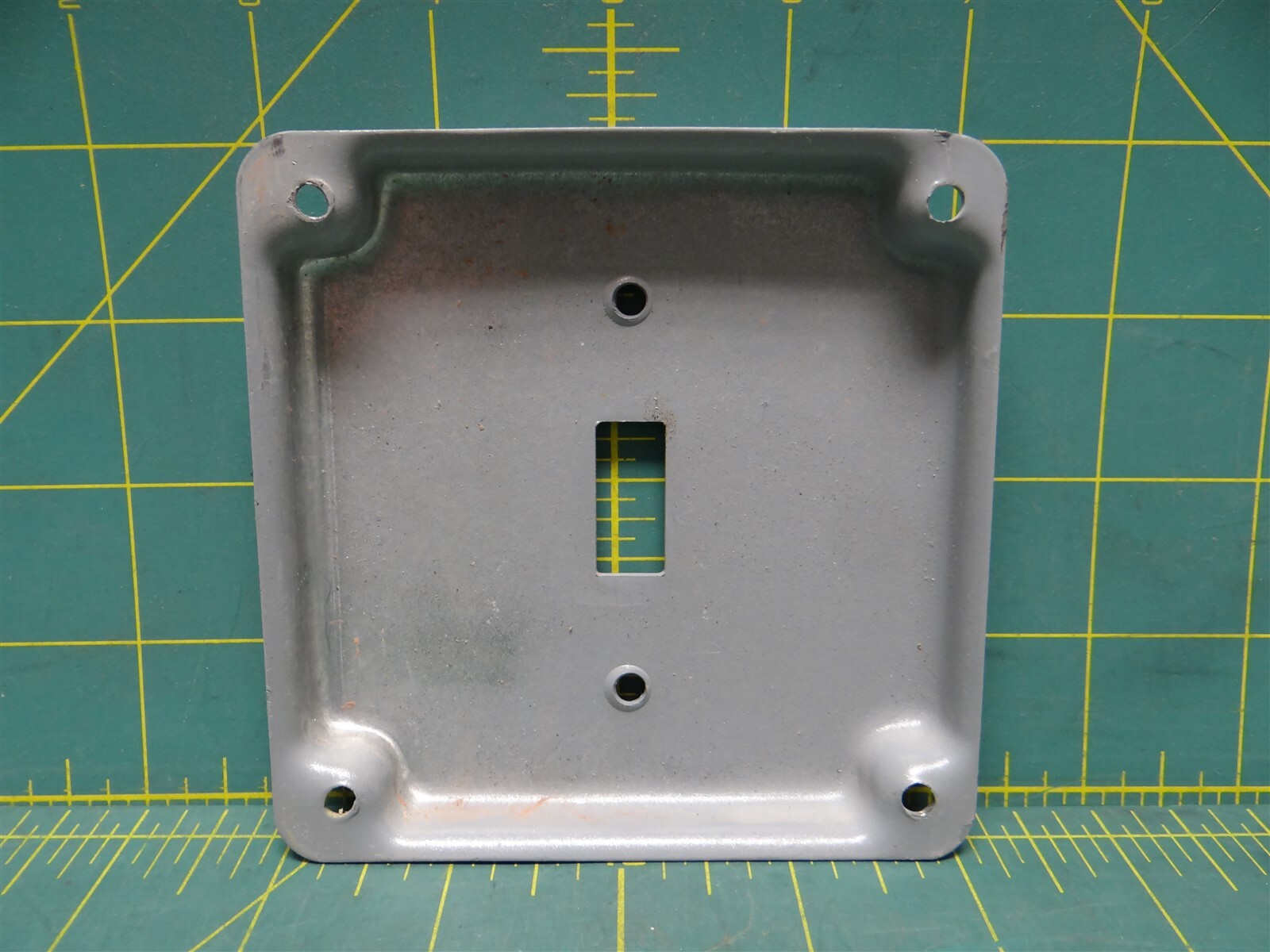 MULBERRY 11401 4″ Raised SWITCH COVER Steel Finish Powder Coated w/ Hardware