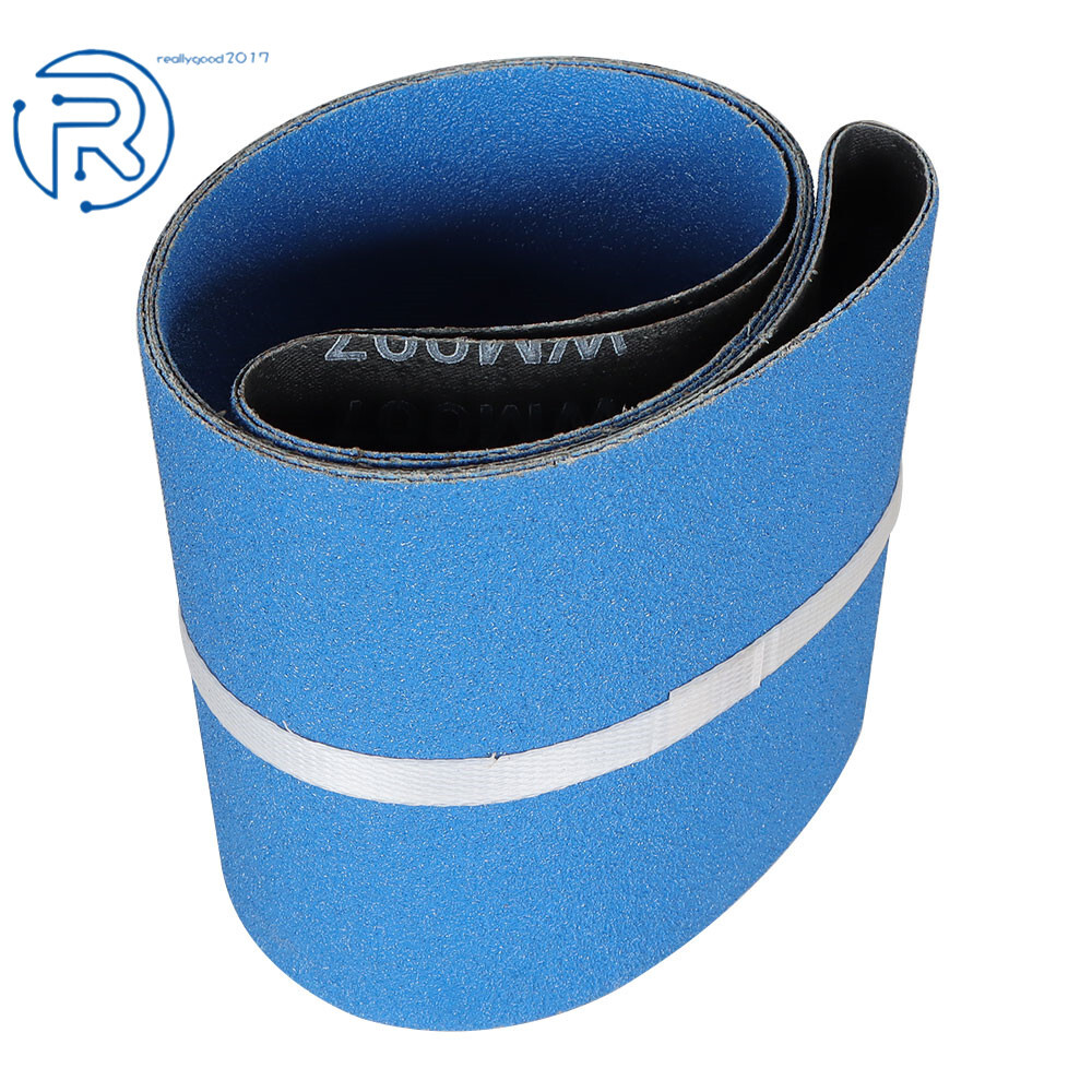 2 Piece 80 GRIT 6″ ?? 48″ PREMIUM ZIRCONIA, X-WEIGHT SANDING BELTS New