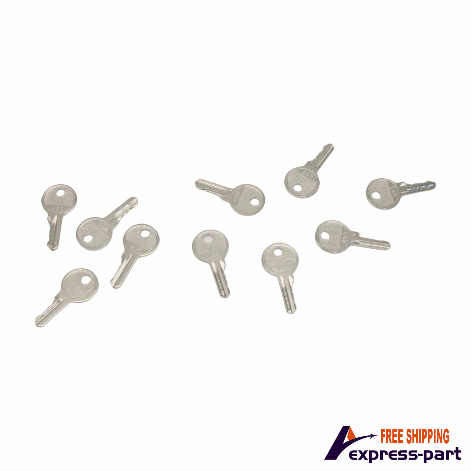 NEW 10 Keys 455 104466 FOR Genie Skyjack Snorkel Terex Vermeer Upright Lifts