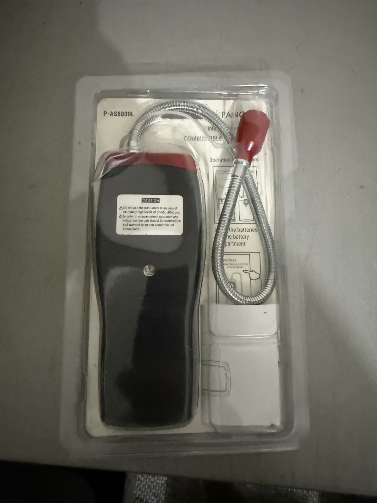 PANGAEA P-AS8800L Combustible Gas Detector, Adjustable Sensitivity brand new