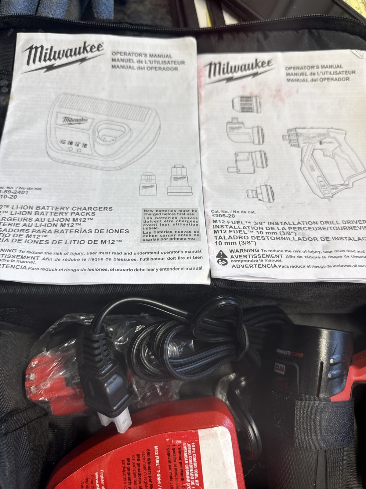 Milwaukee 2505-20 M12 FUEL Installation Drill/Driver with battery and charger