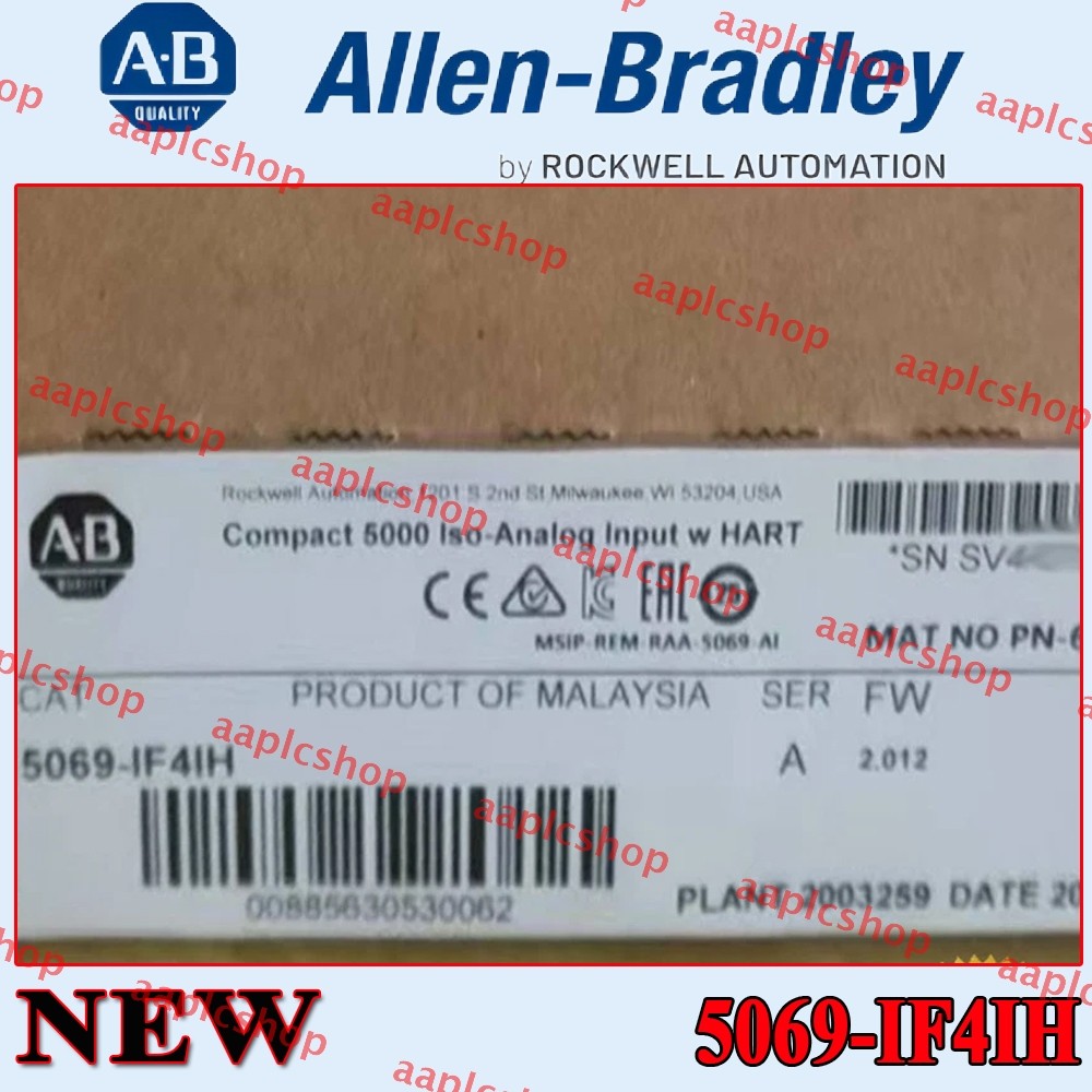 New AB 5069-IF4IH Compact I/O 4 Analog Input Module Free Shipping PLC US