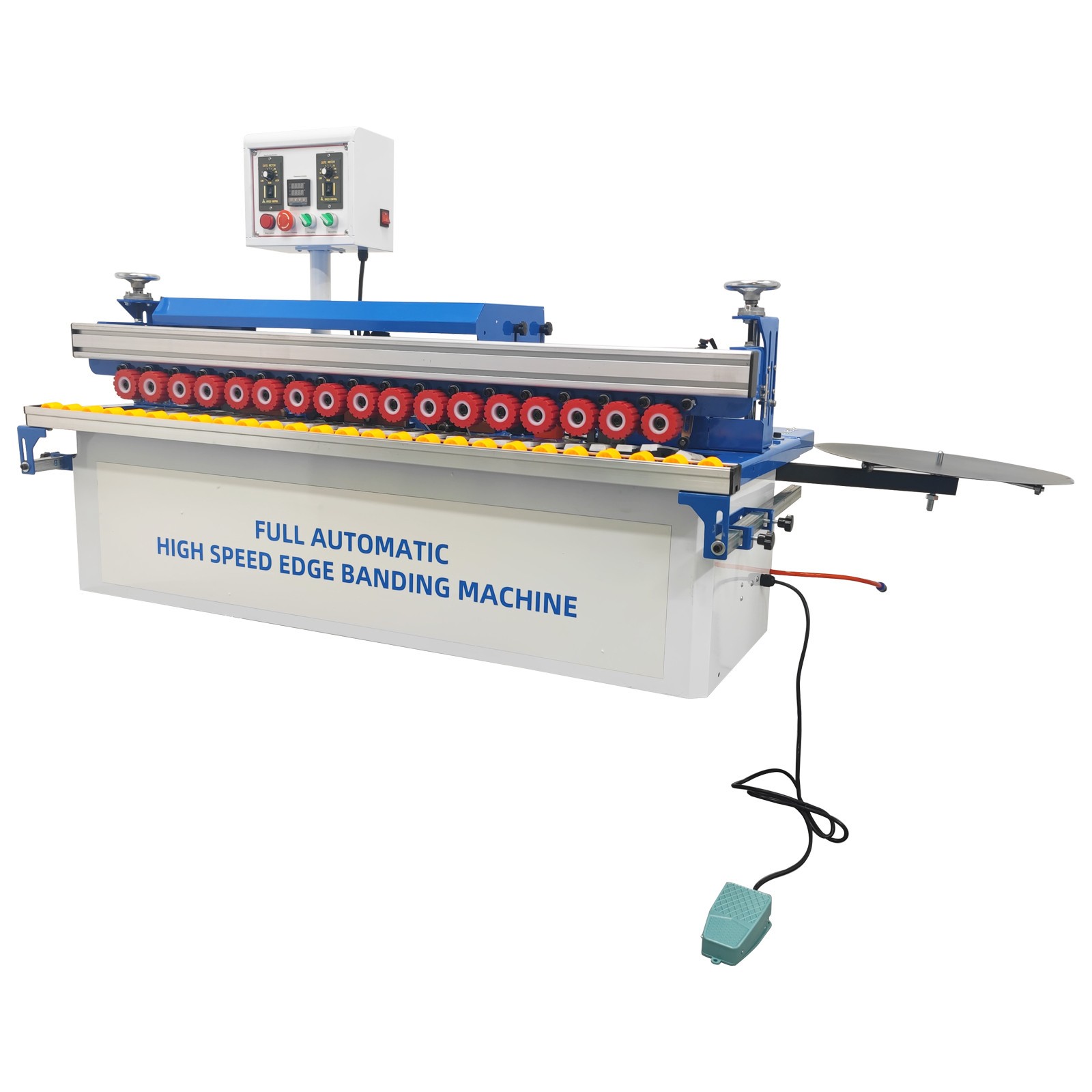 Electric Automatic Straight Curved Line Edge Bander Automatic Tape Breaking 110V