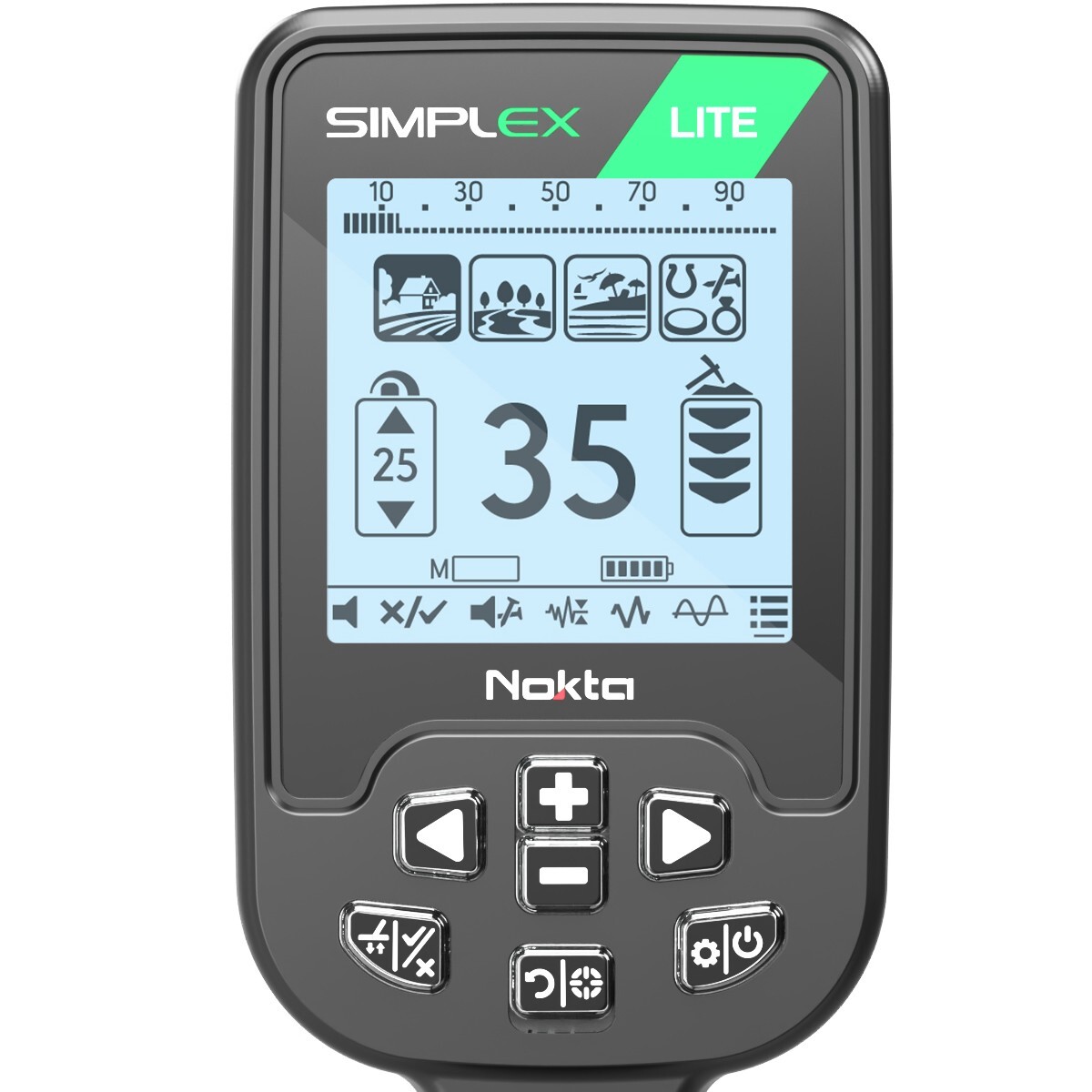Nokta Simplex LITE «Next Generation» Waterproof Metal Detector – 3 Year Warranty