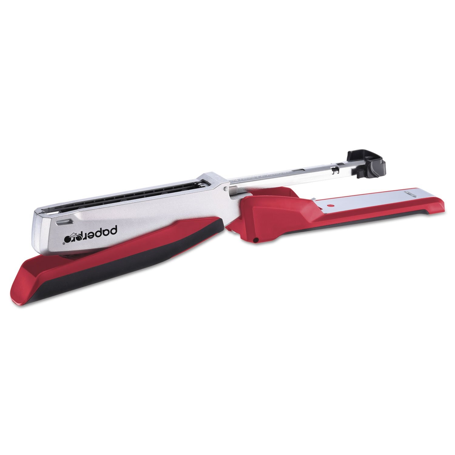 1117 inPOWER Premium Stapler, 28-Sheet Capacity, Red/Silver