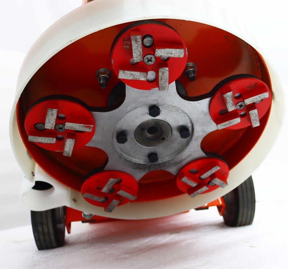 INTBUYING®Floor Grinder w/Fan(430Type) 220V Concrete Grinding Machine(14-239509)