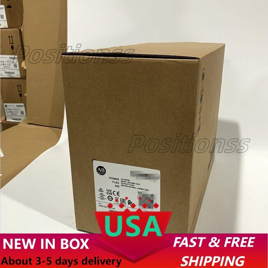 AB 25B-D013N104 PowerFlex 525 AB 25B-D013N104 AC Drive 25BD013N104 NEW 1PCS