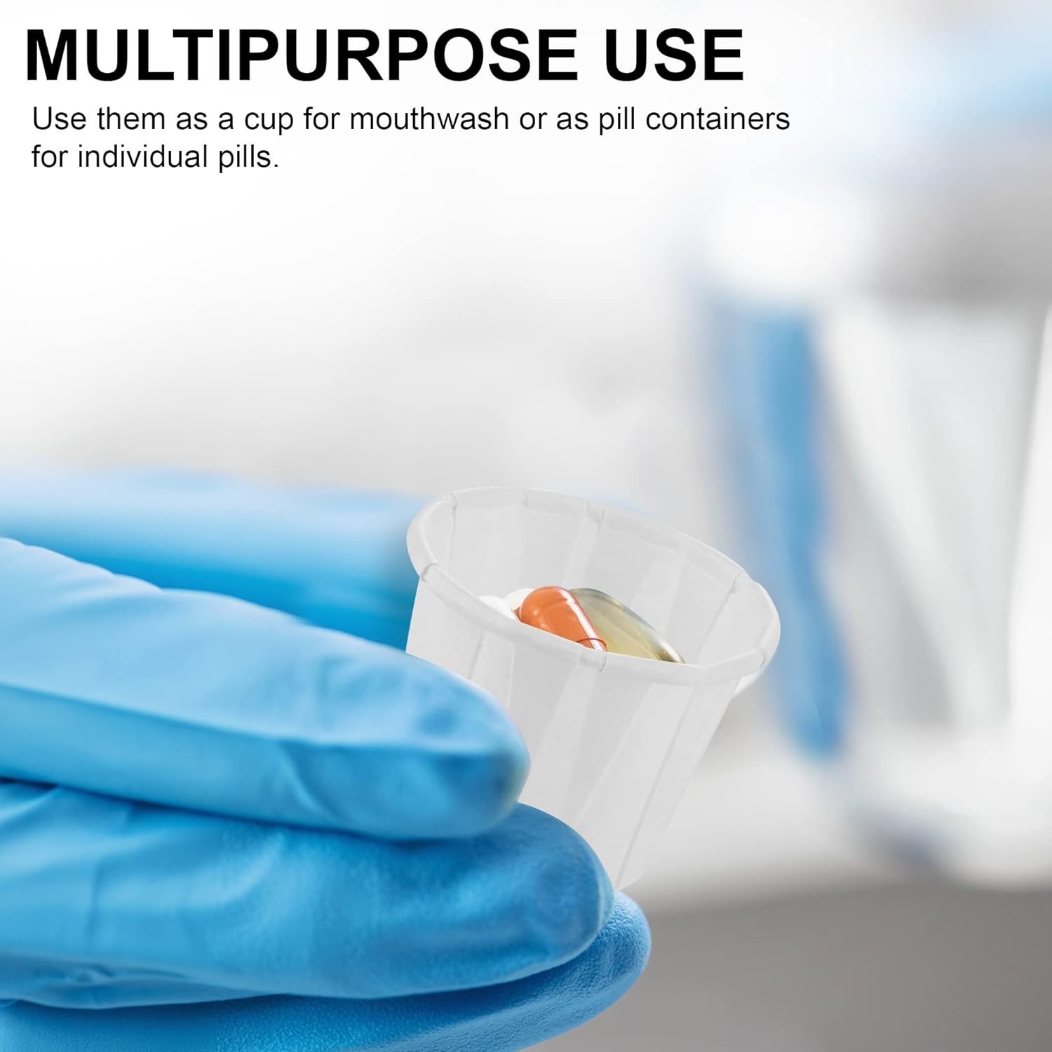 MT Products 1 oz Individual Paper Portion Cups/Condiment Cups – Pack of 350