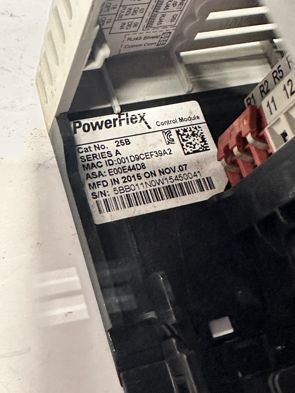 Allen Bradley PowerFlex 525 25B-B011N104 2.2kW 3Hp AC Drive 3 Phase Series A
