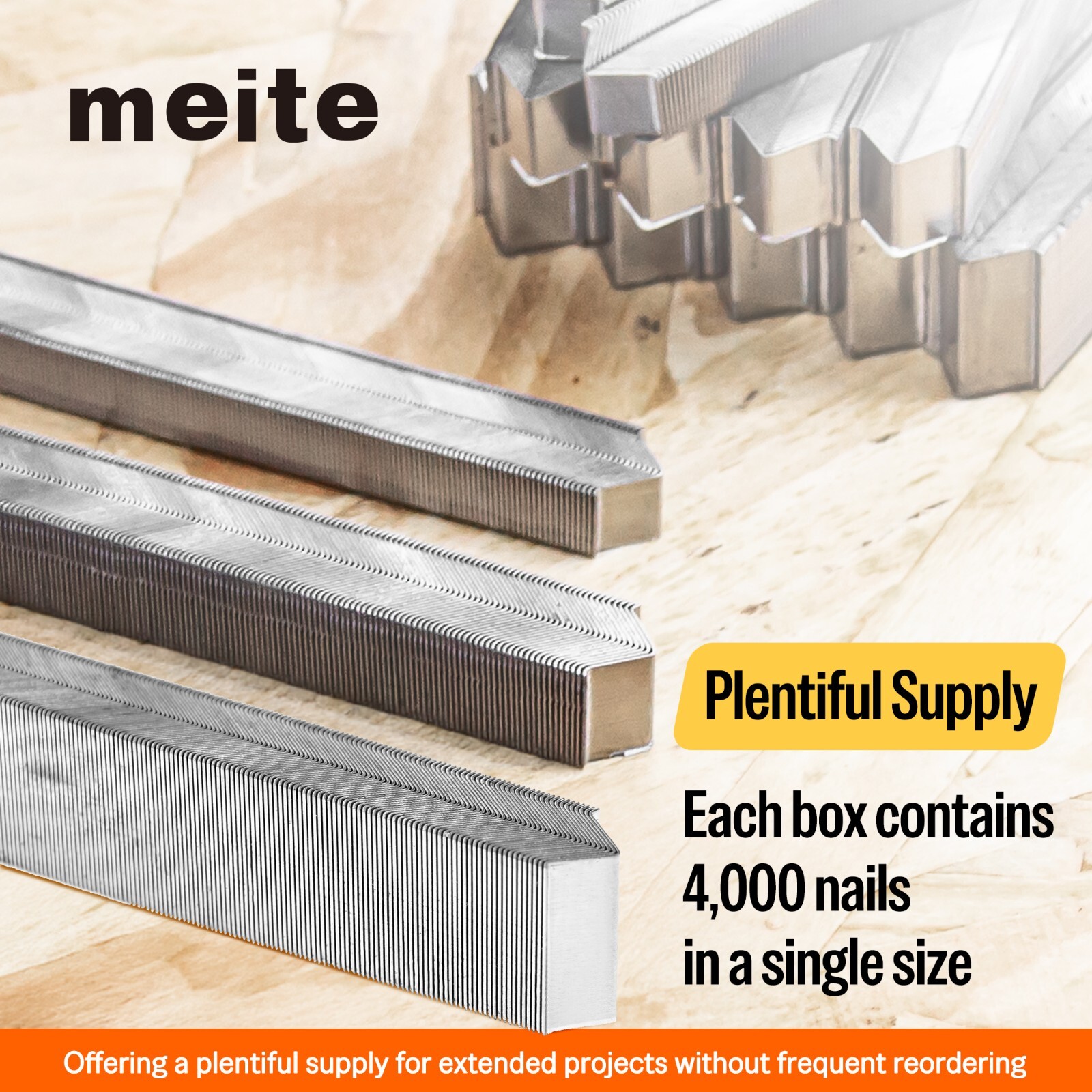 Meite Hardwood Type V-Nails Wedge For V1015B Photo Frame Tool 3/8″ 1/2″ 4000 PCS