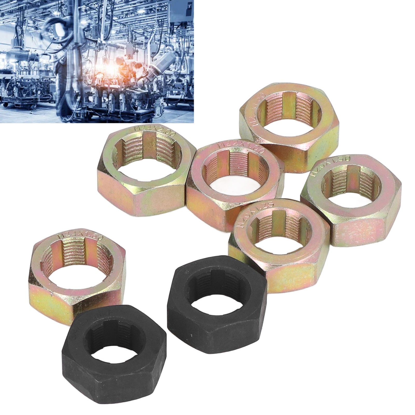 Axle Spindle Rethreading Tool Set Multiple Specification Thread Repairing