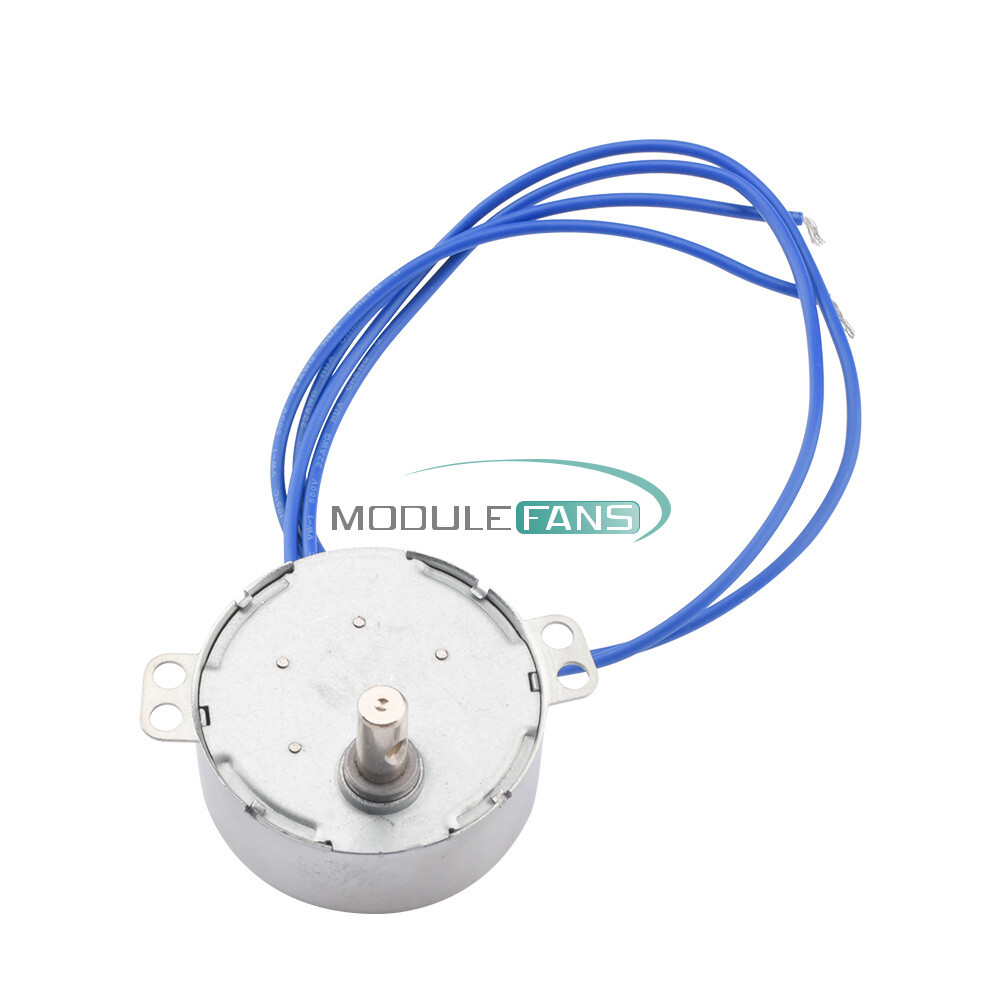 TYC-50 AC 12V/110V/220V Synchronous Motor 2.5/3/5/6RPM 4W 50/60Hz For Microwave