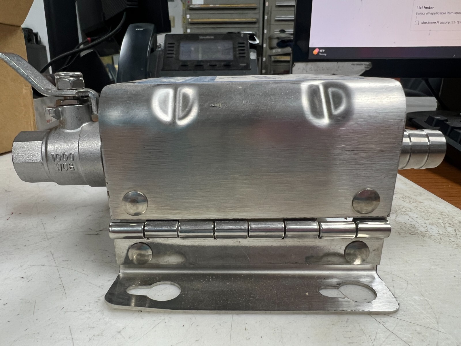 👀 NEW LAFFERTY 3/4″ 517 SANITIZER 35-125 PSI 5.4 GPM @ 40 PSI 973750