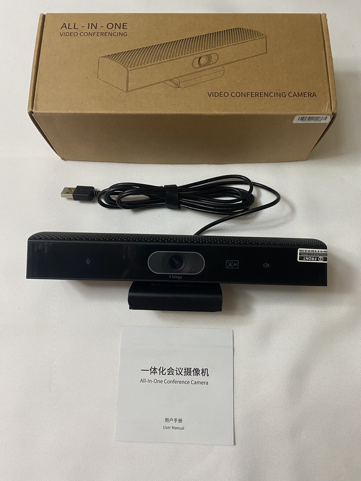 All-In-One Video Conferencing Camera With EPTZ Auto AI Tracking New