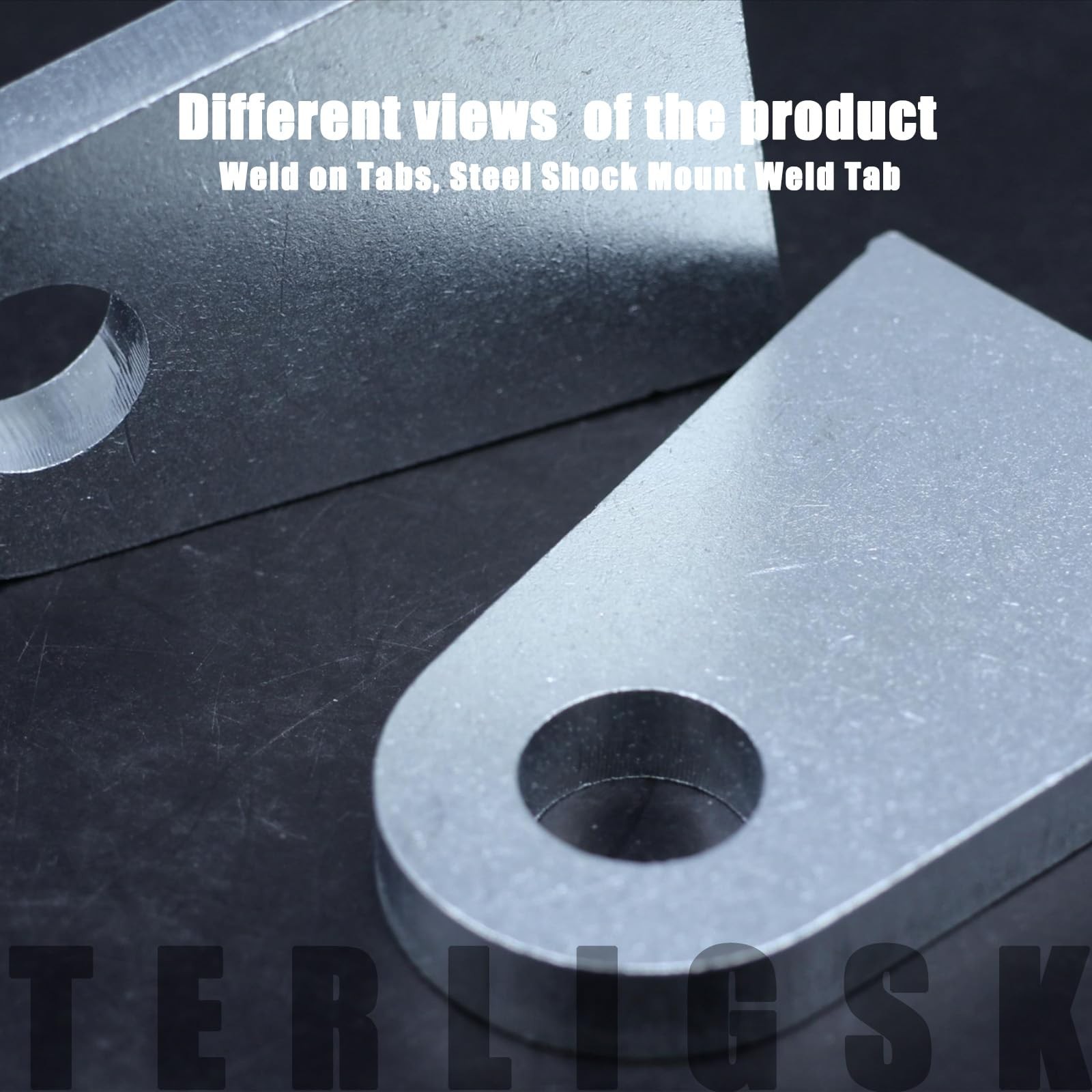 Weld on Tabs, Steel Shock Mount Tab, Universal Tabs Flat NO