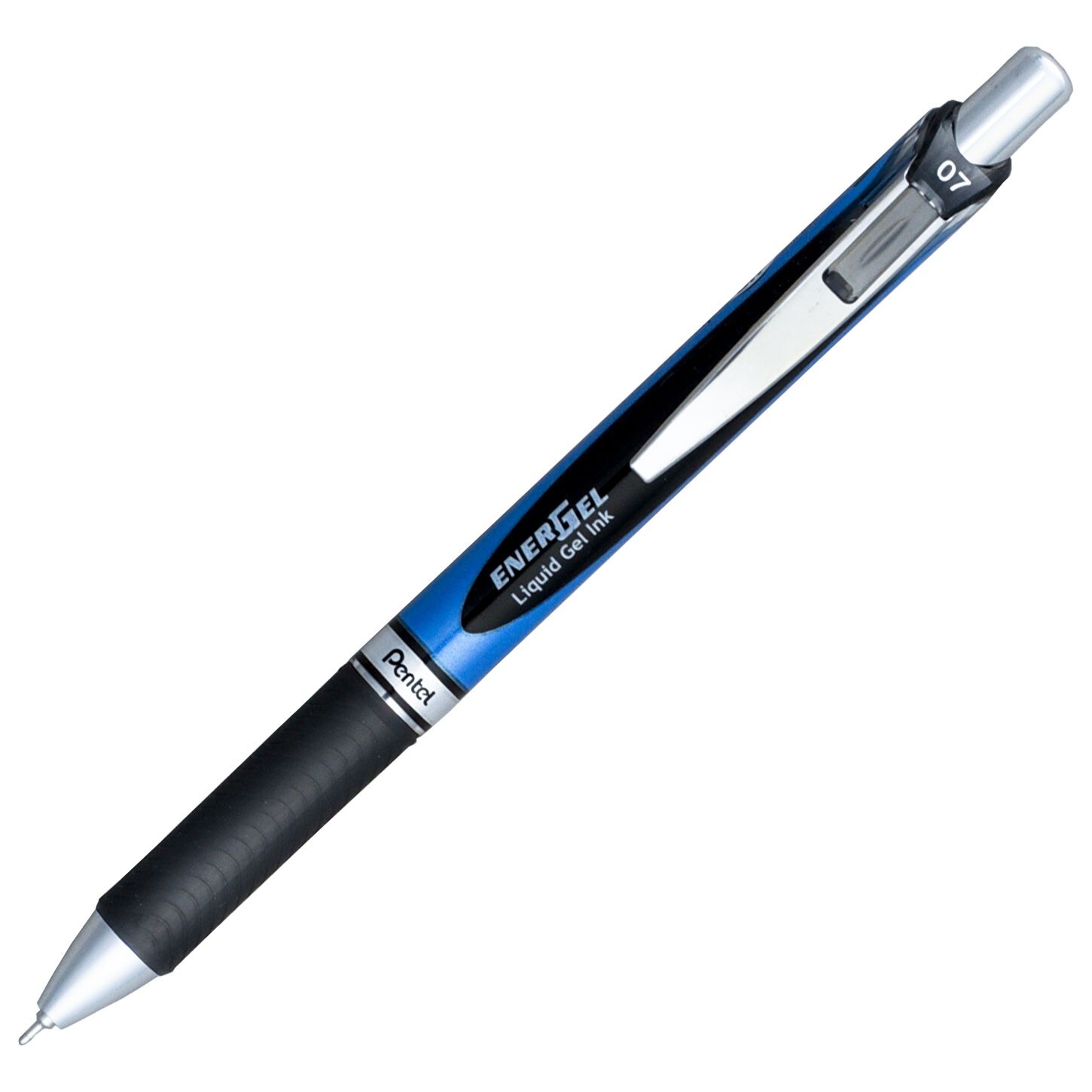 Pentel EnerGel RTX 0.7 Needle Tip BLN77-A Black Liquid Gel Ink Pens & Refills