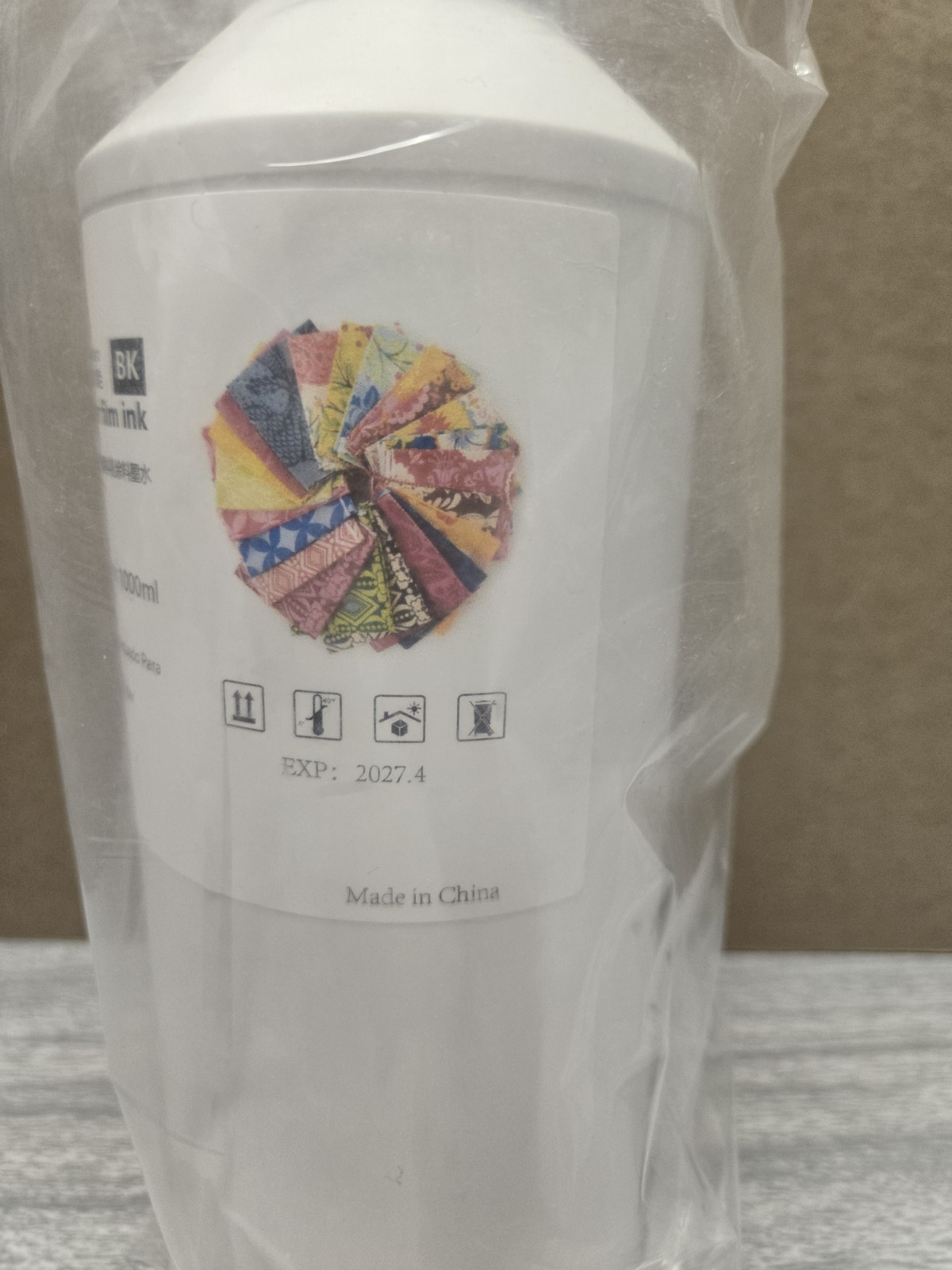 DTF Transfer Film Ink For EPSON L1800 Printer- Black- 1000mL Bottle- Exp 04/2027
