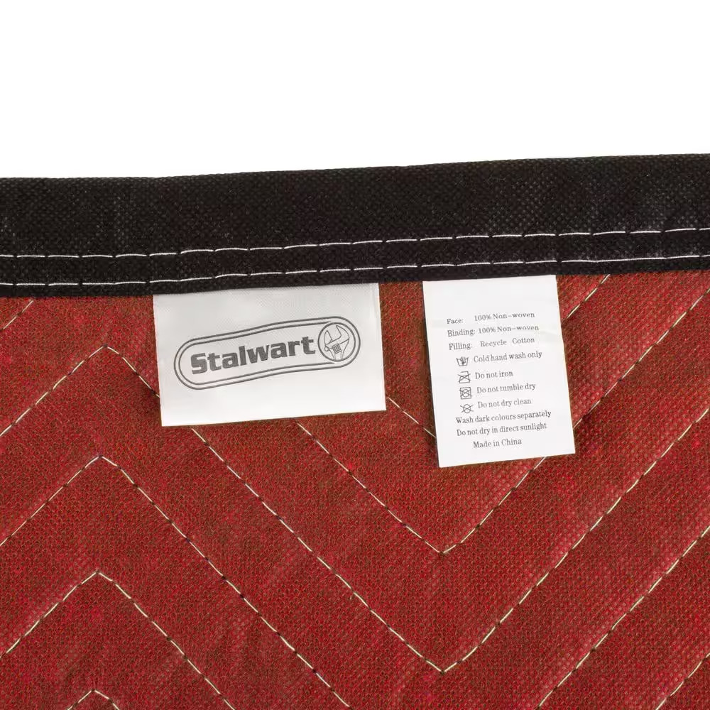 80 In. L X 72 In. W Heavy-Duty Padded Moving Blanket