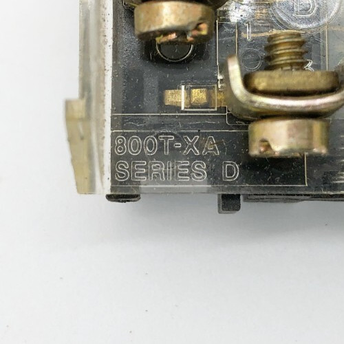 Lot of 2 New Allen Bradley 800T-XA Ser. D Contact Blocks 1 NO – 1 NC – No Box