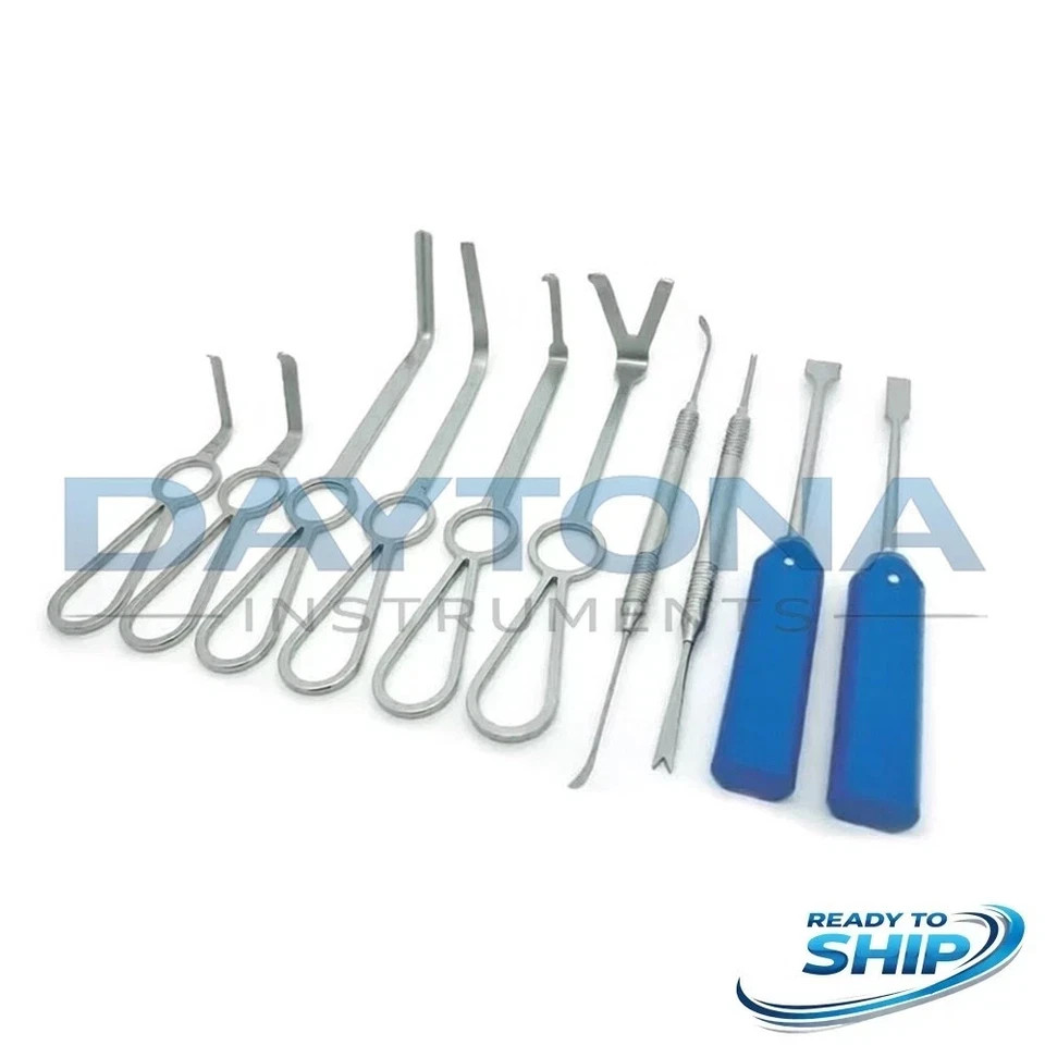 Minimally Invasive Set of 10 Pcs Orthognathic Surgery Instruments