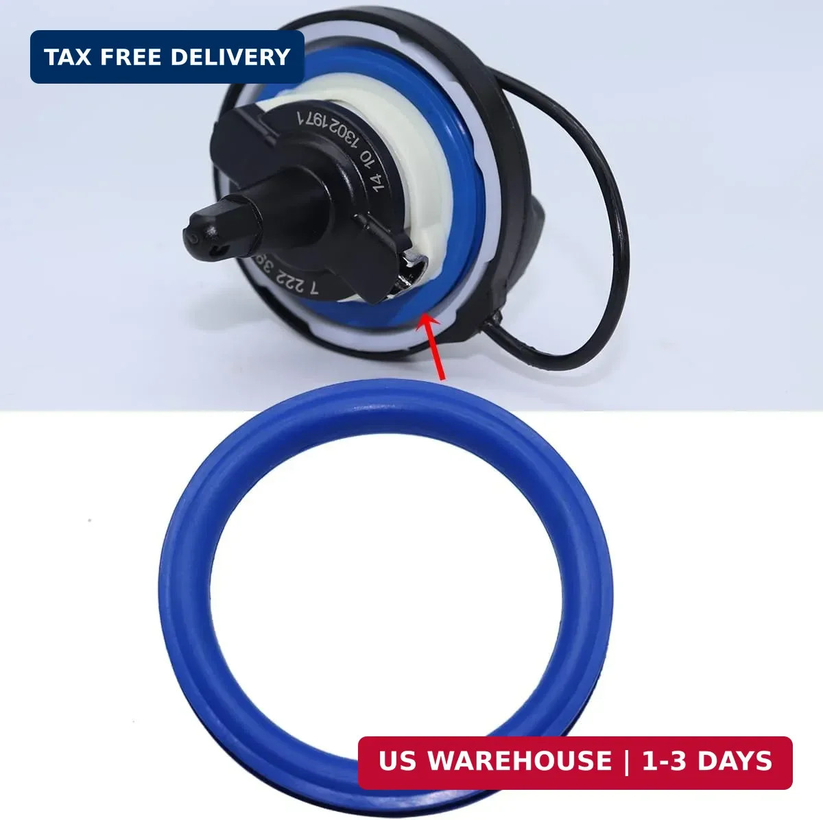 2pcs Tank Cap Seal Fuel Filler Gas Cap Repair O-ring Gasket for Mini Cooper BMW