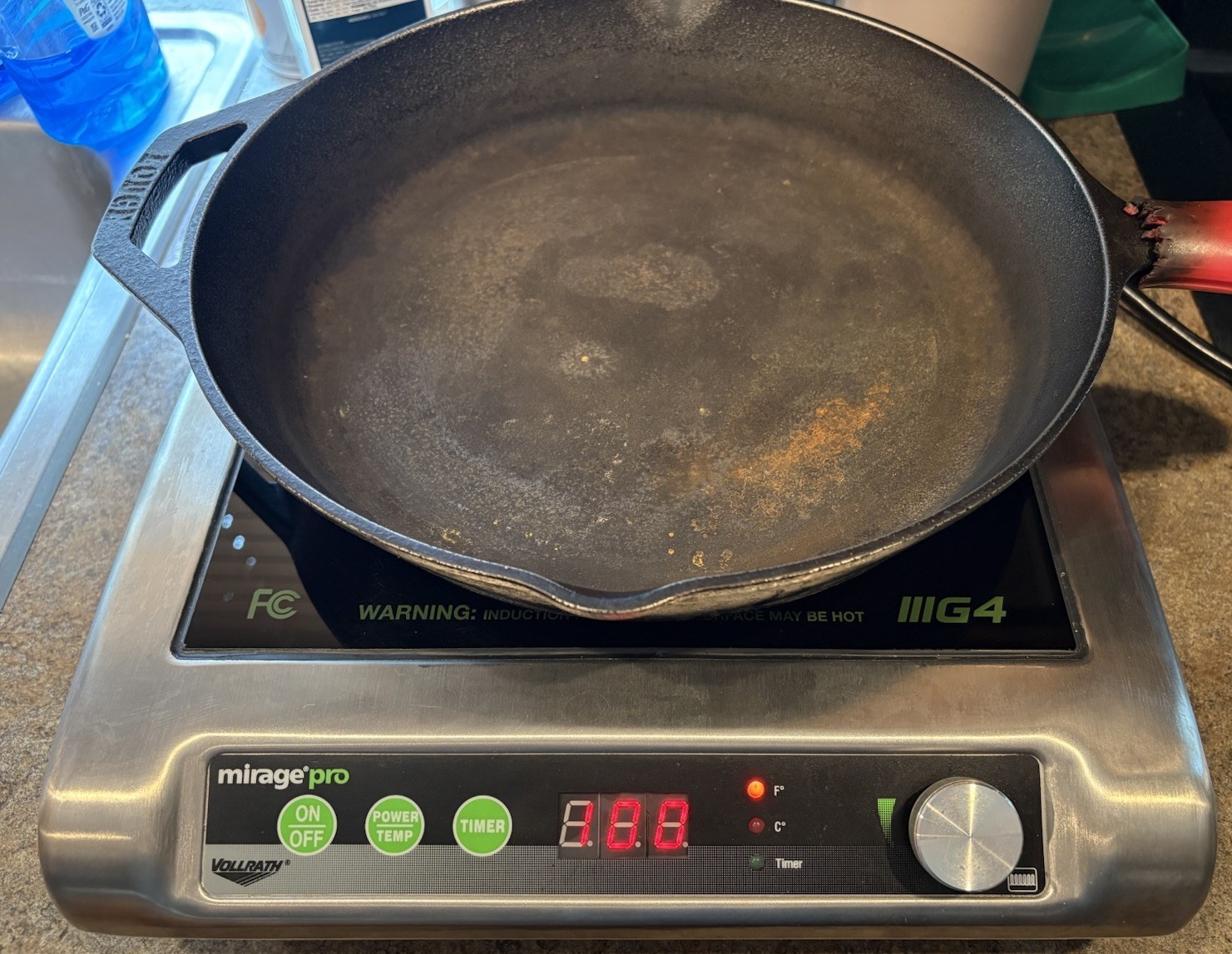 Vollrath 59500P Mirage Pro 1800W Counter Top Induction Range Fully Functional