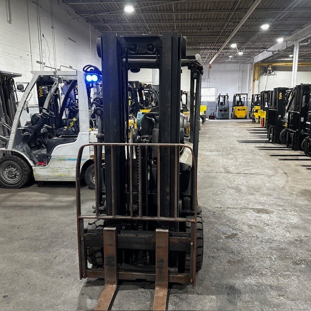 2018 Crown C51000-50 5000lb Used Forklift Triple Mast Sideshift LP Gas