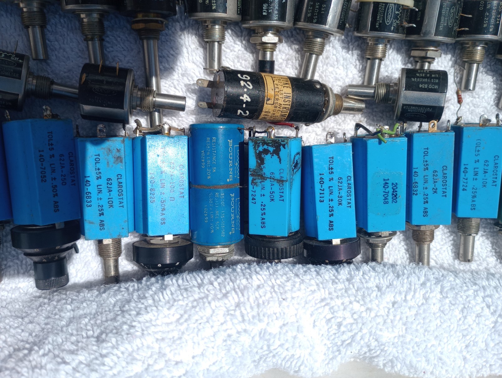 Bulk Lot of Vintage HeliPOT Potentiometer Mixed Makes & Models RADIO. SCOPES