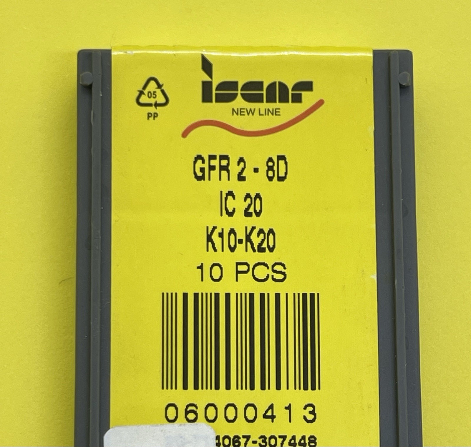 GFR 2-8D IC20 ISCAR Self-Grip Parting Inserts EDP #6000413 1pk of 10pcs