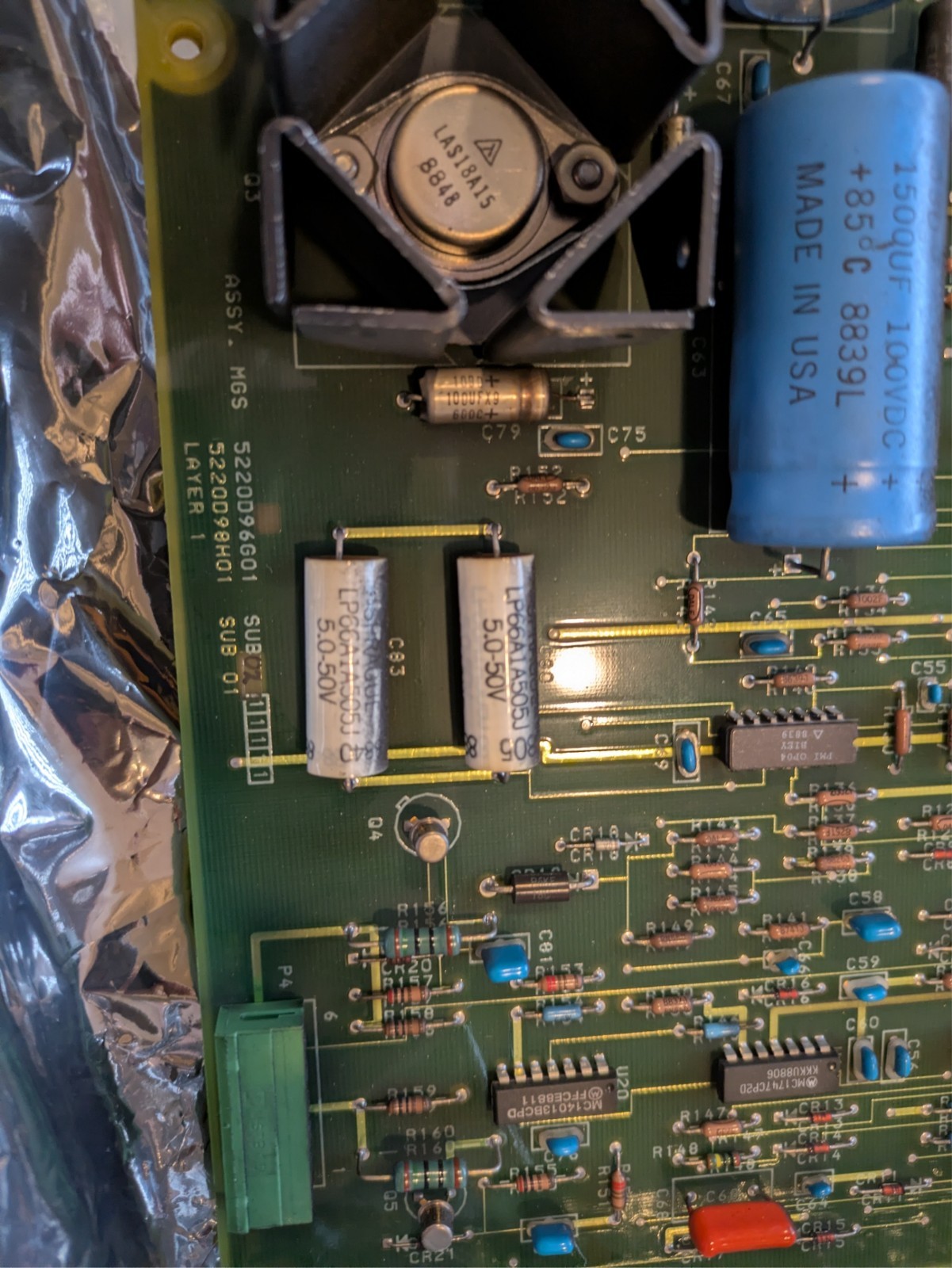Schindler Elevator MGC PC Board 998C255H14R Repaired OEM Control Board w/ Papers