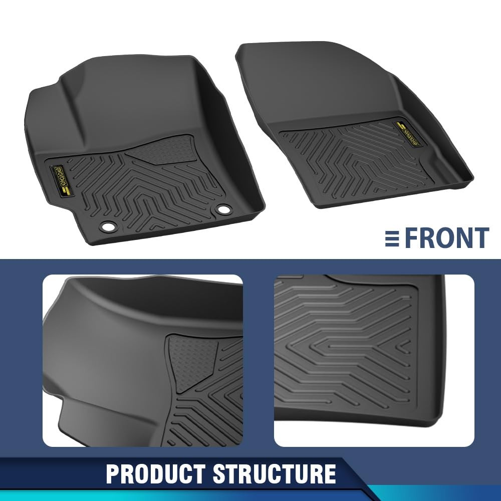 TPE 3-Piece Premium Floor Liners 2020-2024 Corolla Sedan No Hatchback