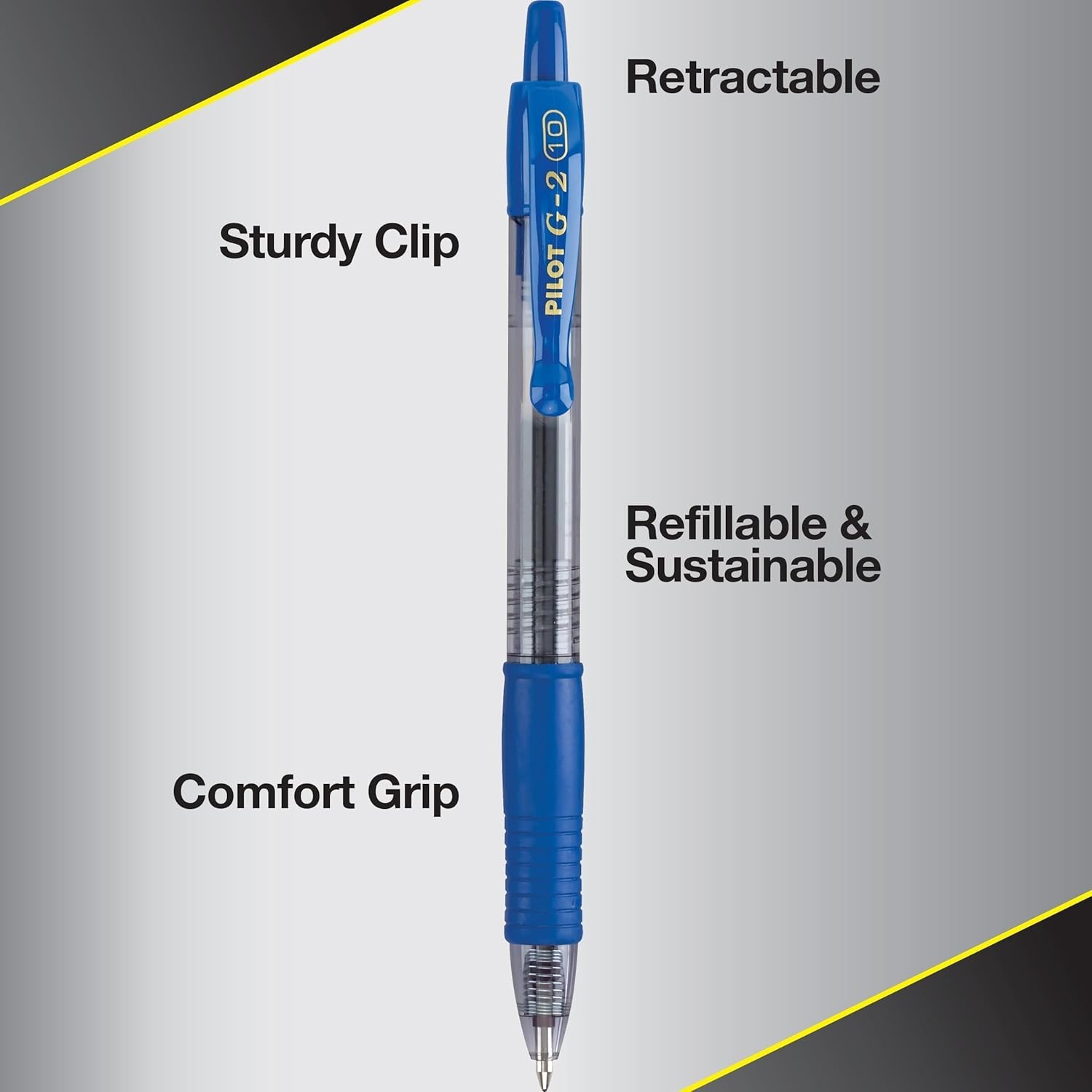 Pilot G2 Premium Gel Roller Pen, Retractable, Bold Point 1 mm, 36 Count
