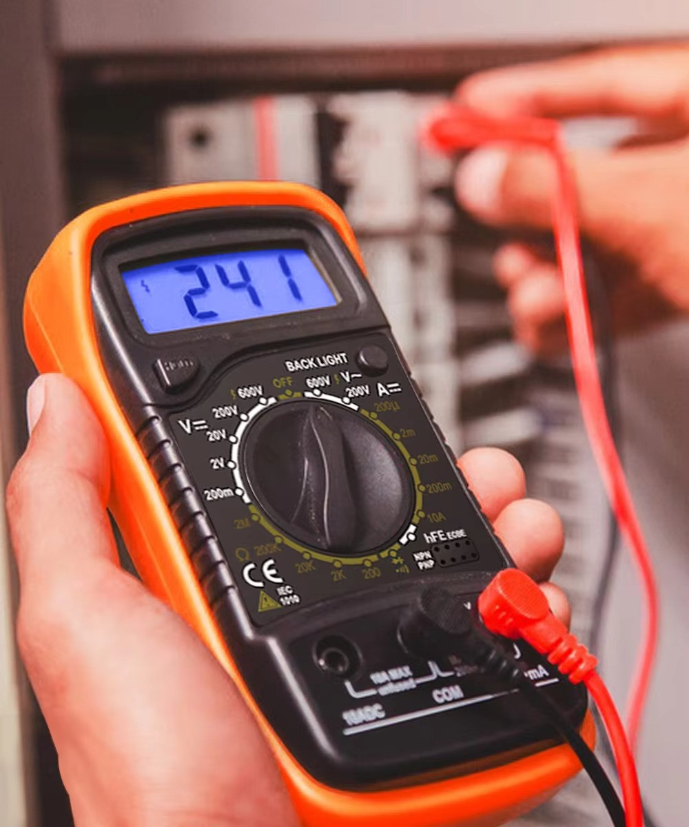 Digital Multimeter AC DC Voltmeter Ammeter Ohmmeter Volt Tester Meter XL830L USA