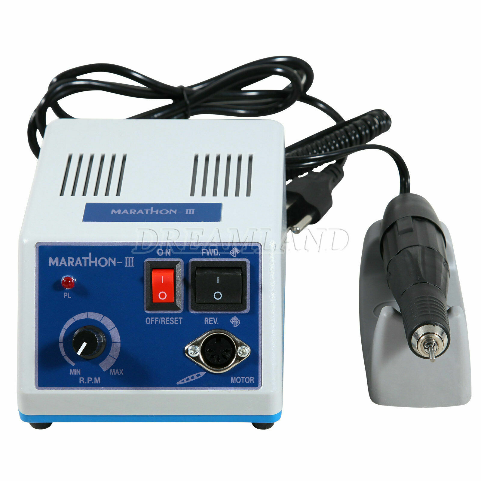 Dental Lab Micro Motor N3 with 35000RPM Handpiece Electric Polishing Machine US