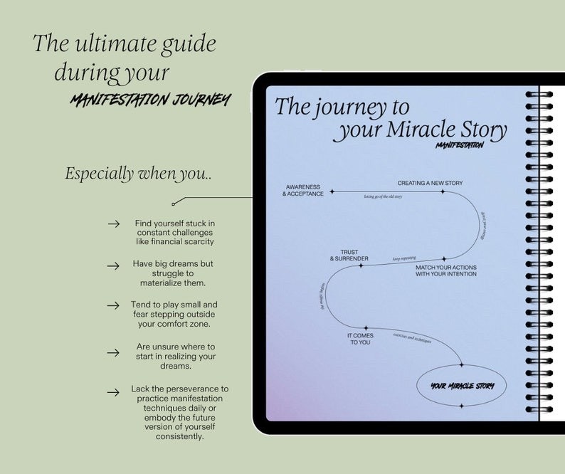 Miracle Stories Manifestation Planner