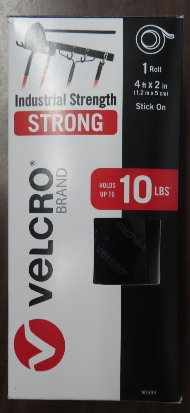 2″ Wide VELCRO® Brand Industrial Strength Medium Nylon Hook & Loop Fastener 48″