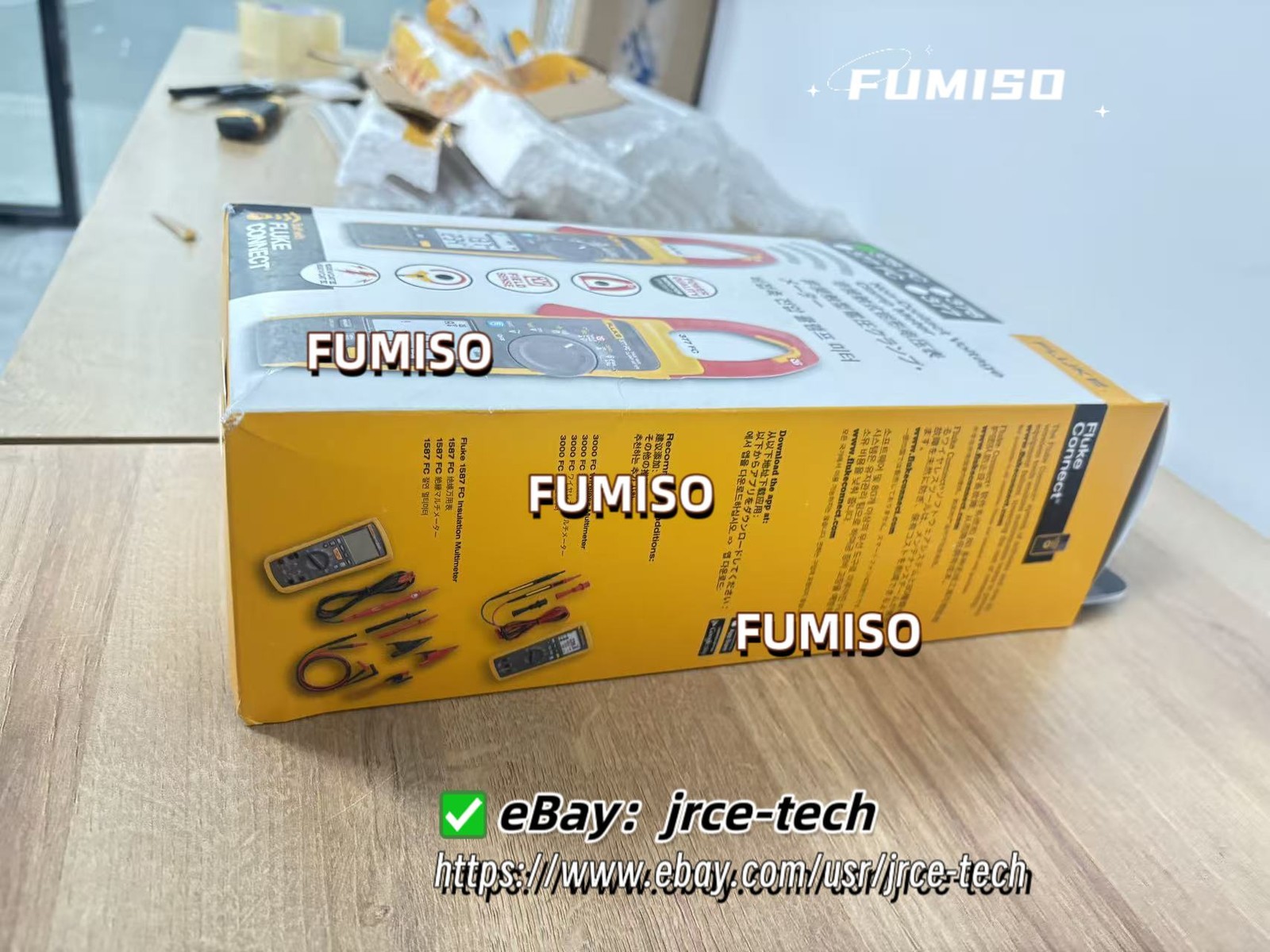 1 PCS NEW Fluke 378 FC Non-Contact Voltage Clamp Meter&jrce