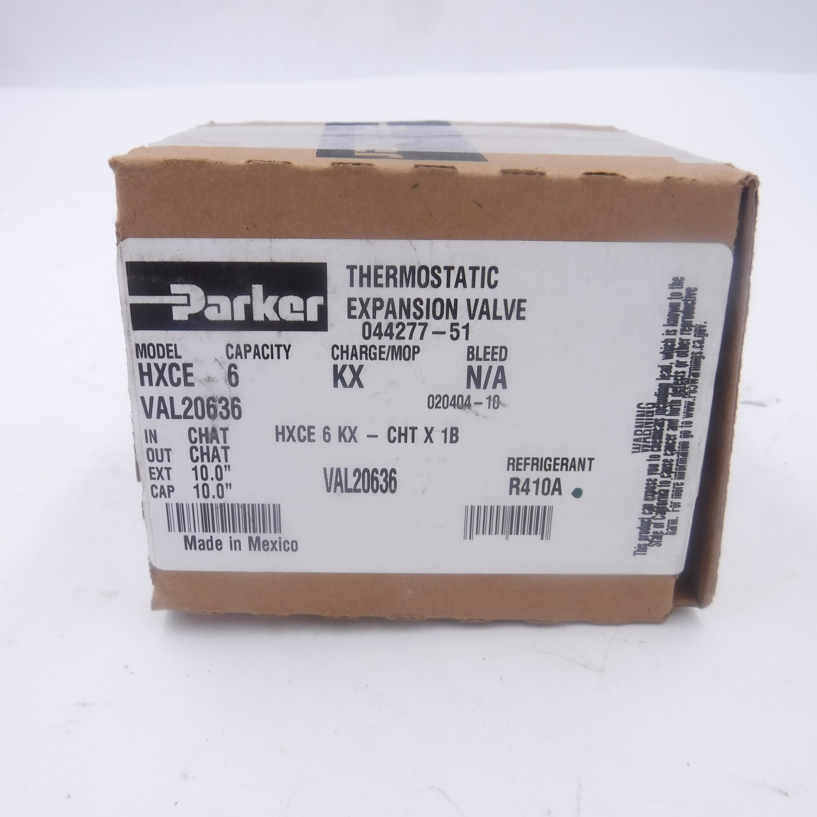 OEM Trane VAL20636 Thermostatic Expansion Valve R410A 6-Ton