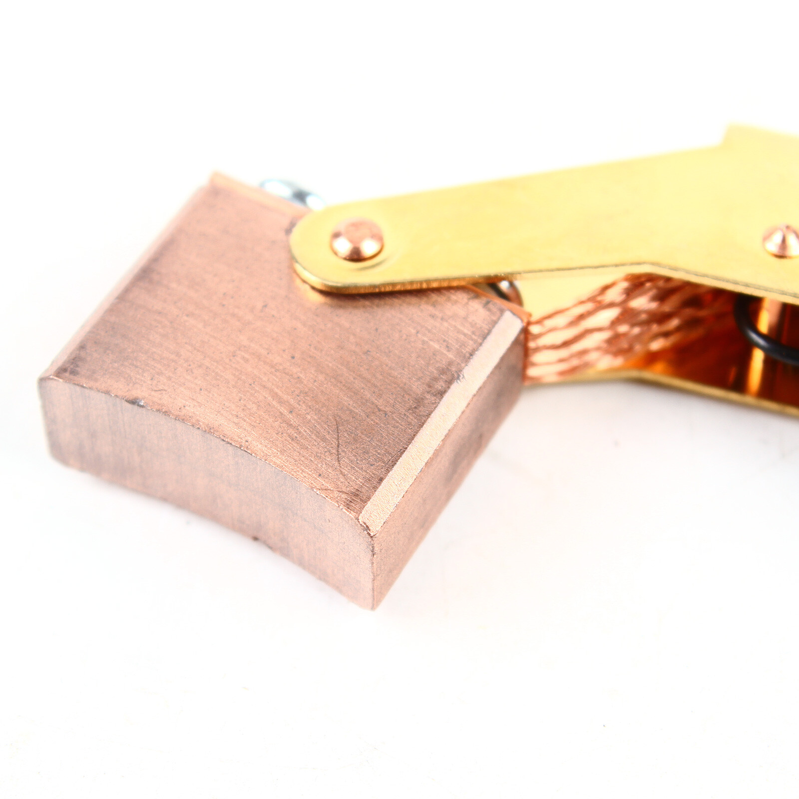 Copper Motor Carbon Brush Herringbone Holder V-shape For Slip Ring Fit DC motor