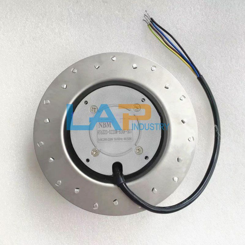 1Pcs New For NBM spindle cooling fan RT6323-0220W-B30F-S07 3～AC200-220V 50/60Hz