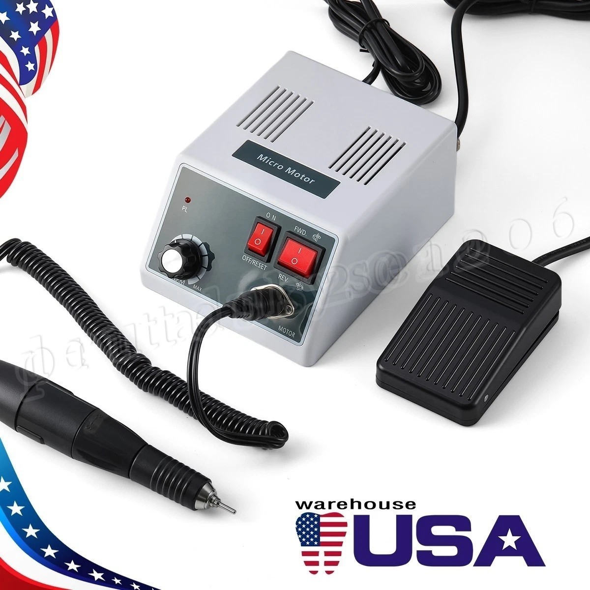 Dental Lab Marathon Electric Micromotor Polishing Unit 35000 rpm Motor Handpiece